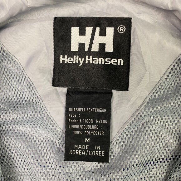 Vintage 90s Helly Hanson Jacket Men's Medium Oversized Purple Pullover Anorak - Picture 9 of 12